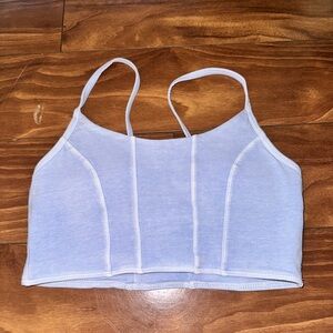 Forever 21 Sky Blue Strappy Top